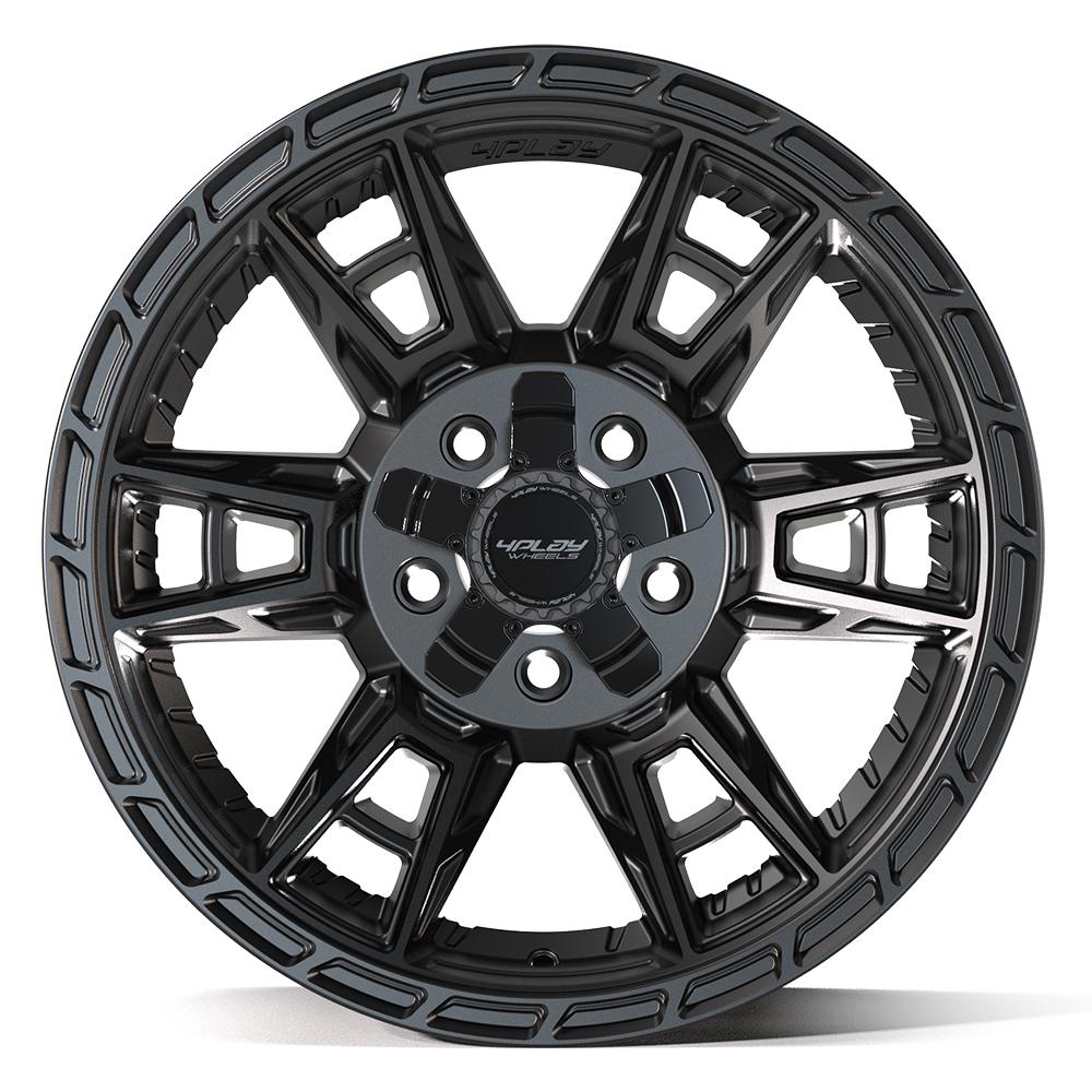 4Play 4PS20 17x9 Satin Black wheel, 5x127/5x139.7, -6mm offset