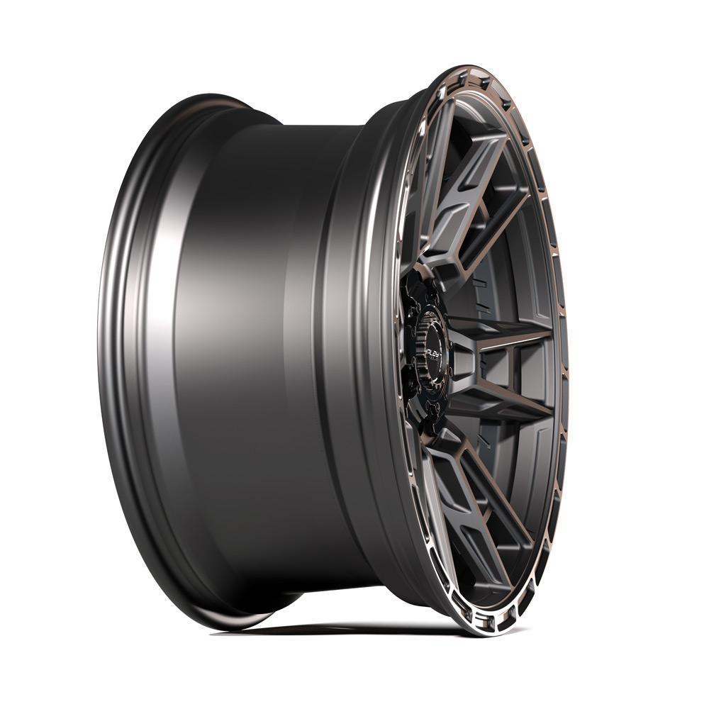 Set of 4 4Play 4PS20 18x8 Satin Black wheel, 5x108/5x110, +38mm offset