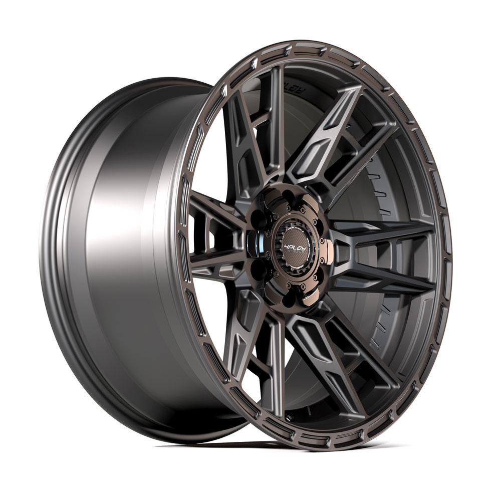 4Play 4PS20 18x8 Satin Black wheel, 5x112/5x114.3, 38mm offset