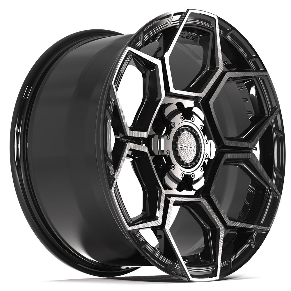 4Play 4PS26 18x9 Gloss Black Brushed with Tinted Clear wheel, 6x135/6x139.7, 18mm offset