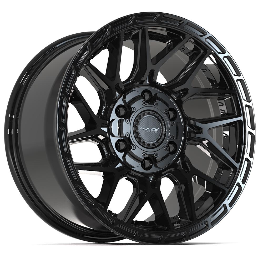4Play 4PS28 17x9 Gloss Black Brushed with Tinted Clear wheel, 6x135/6x139.7, 18mm offset