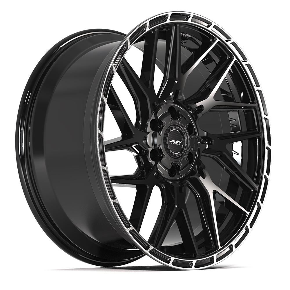 4Play 4PS28 22x10 Gloss Black Brushed with Tinted Clear wheel, 6x135/6x139.7, 0mm offset