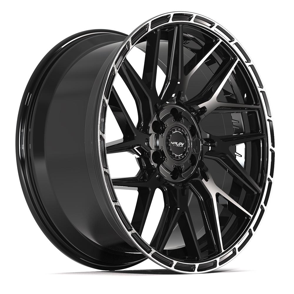 4Play 4PS28 22x10 Gloss Black Brushed with Tinted Clear wheel, 6x135/6x139.7, 24mm offset