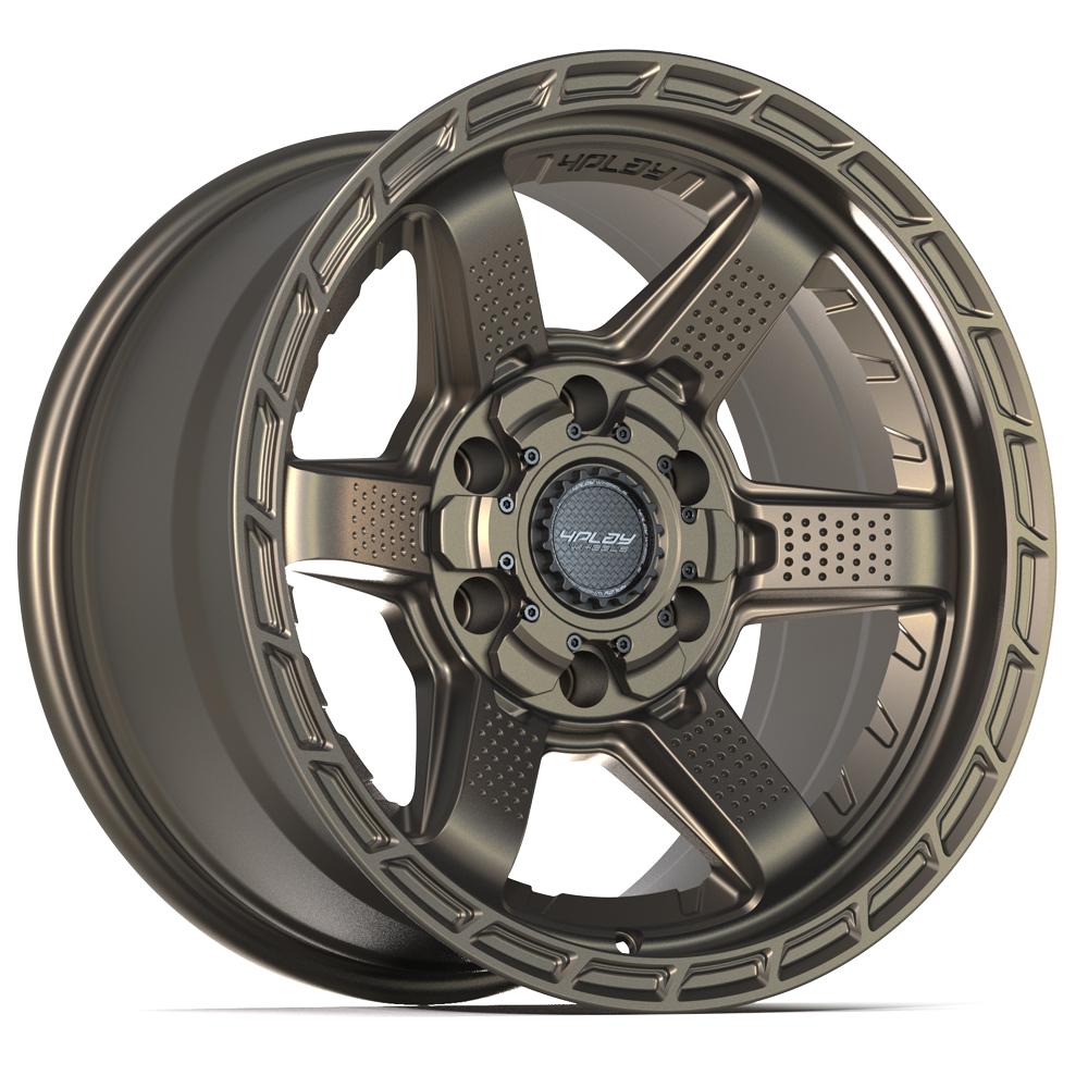 Set of 4 4Play 4PS63 17x9 Satin Bronze wheel, 6x135/6x139.7, -6mm offset