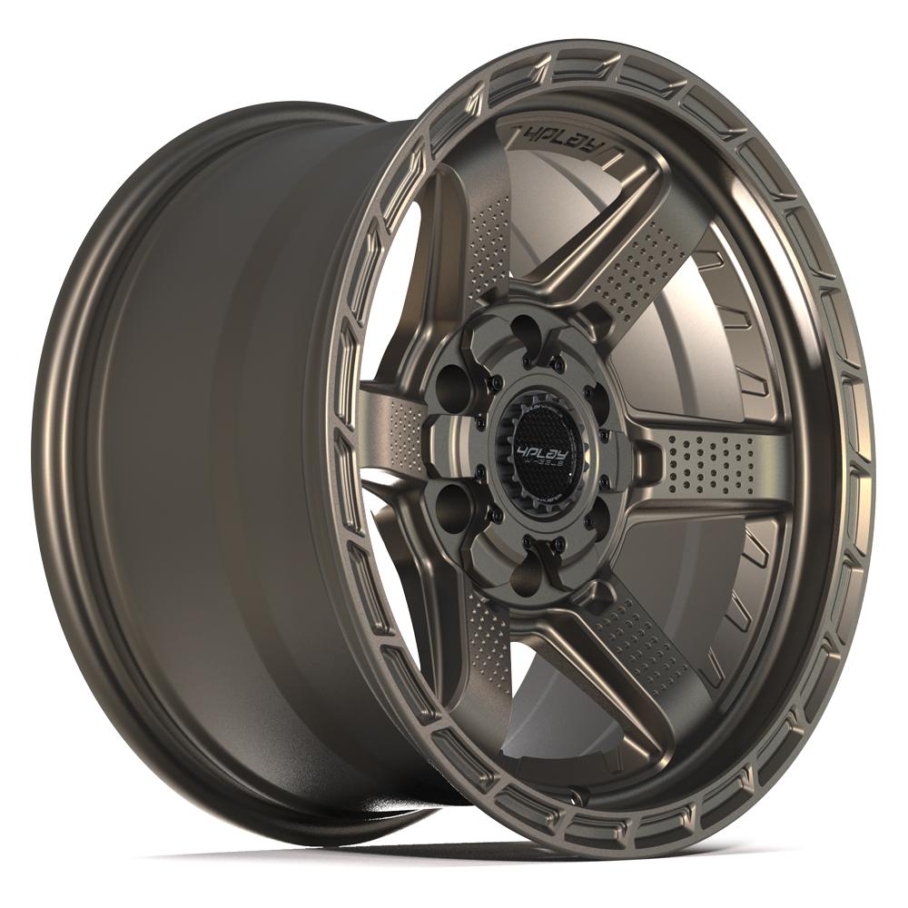 Set of 4 4Play 4PS63 17x9 Satin Bronze wheel, 6x135/6x139.7, -6mm offset