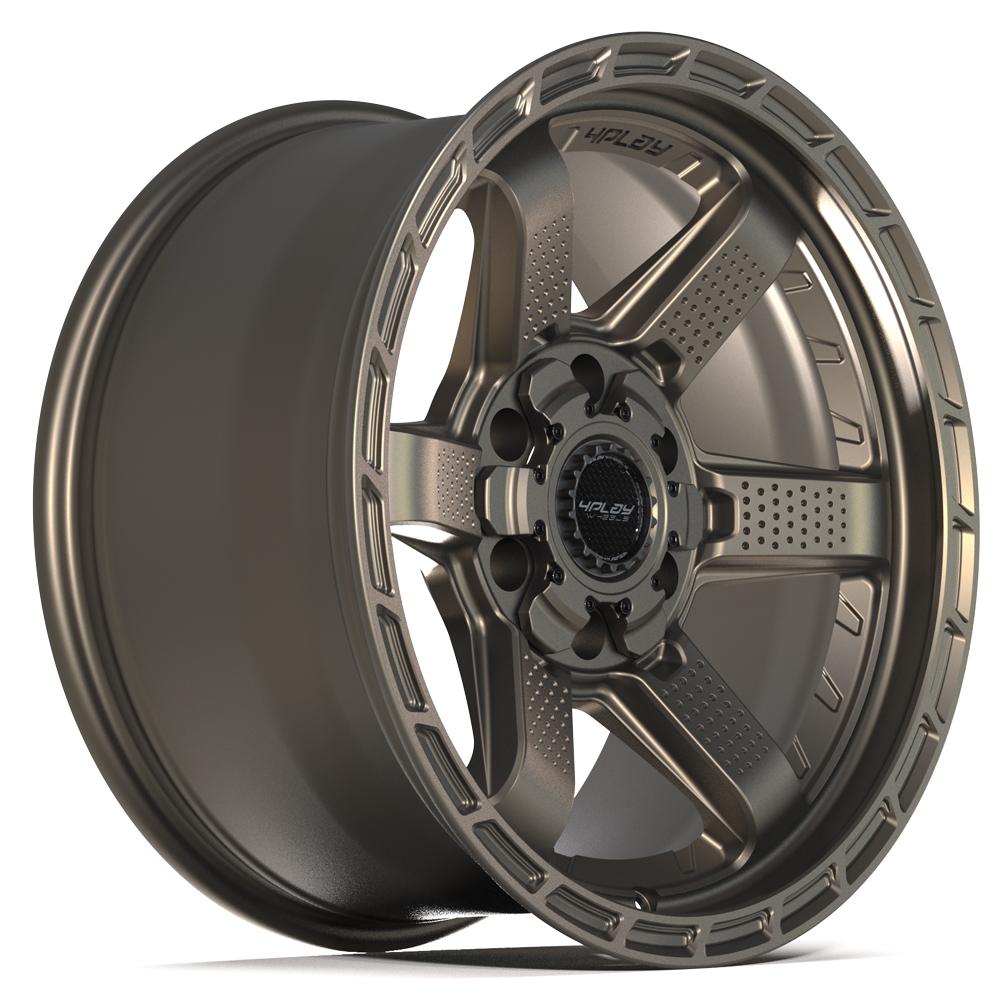 Set of 4 4Play 4PS63 18x9 Satin Bronze wheel, 6x135/6x139.7, -6mm offset