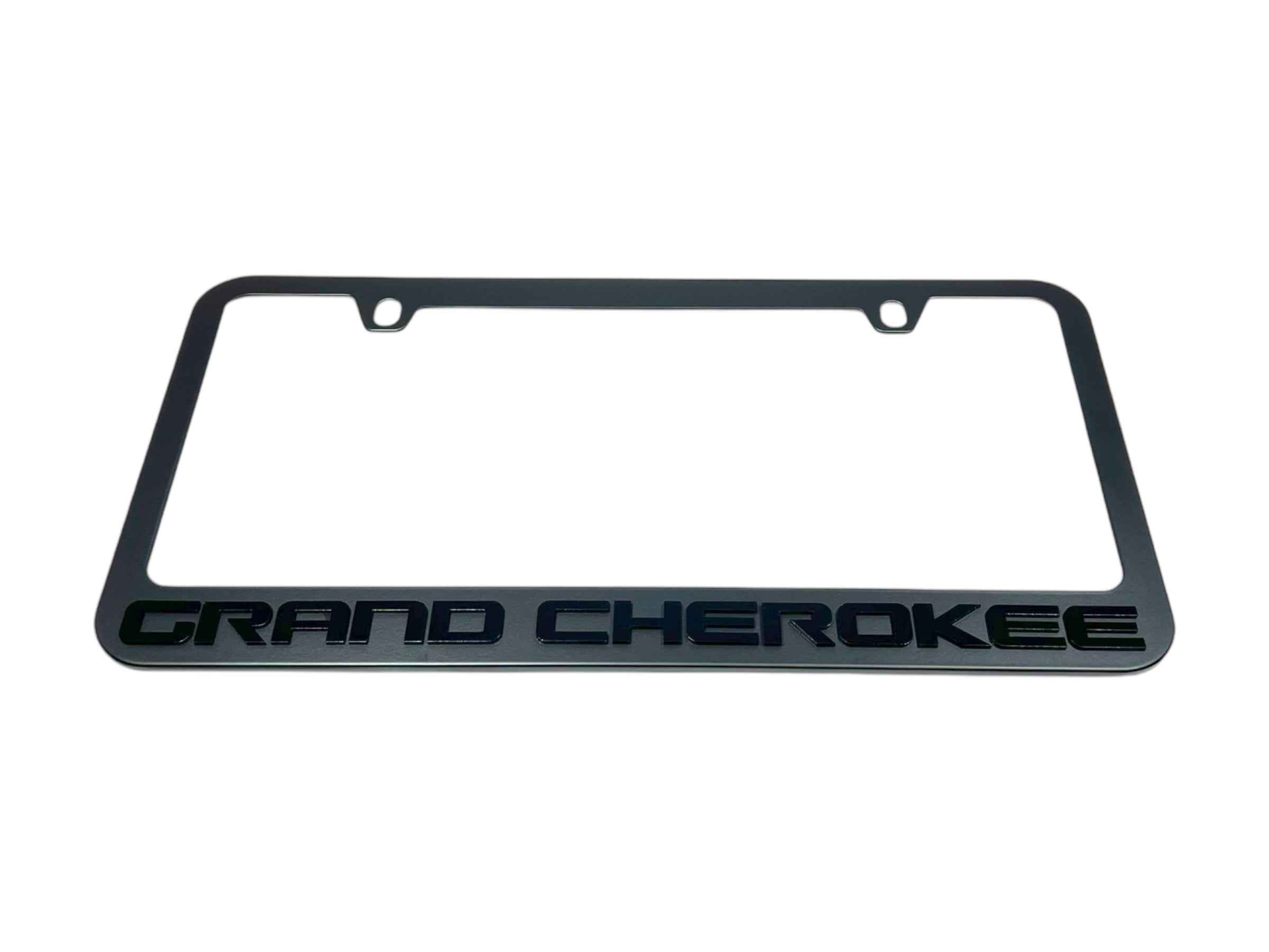 Jeep Grand Cherokee Blacked Out License Plate Frame