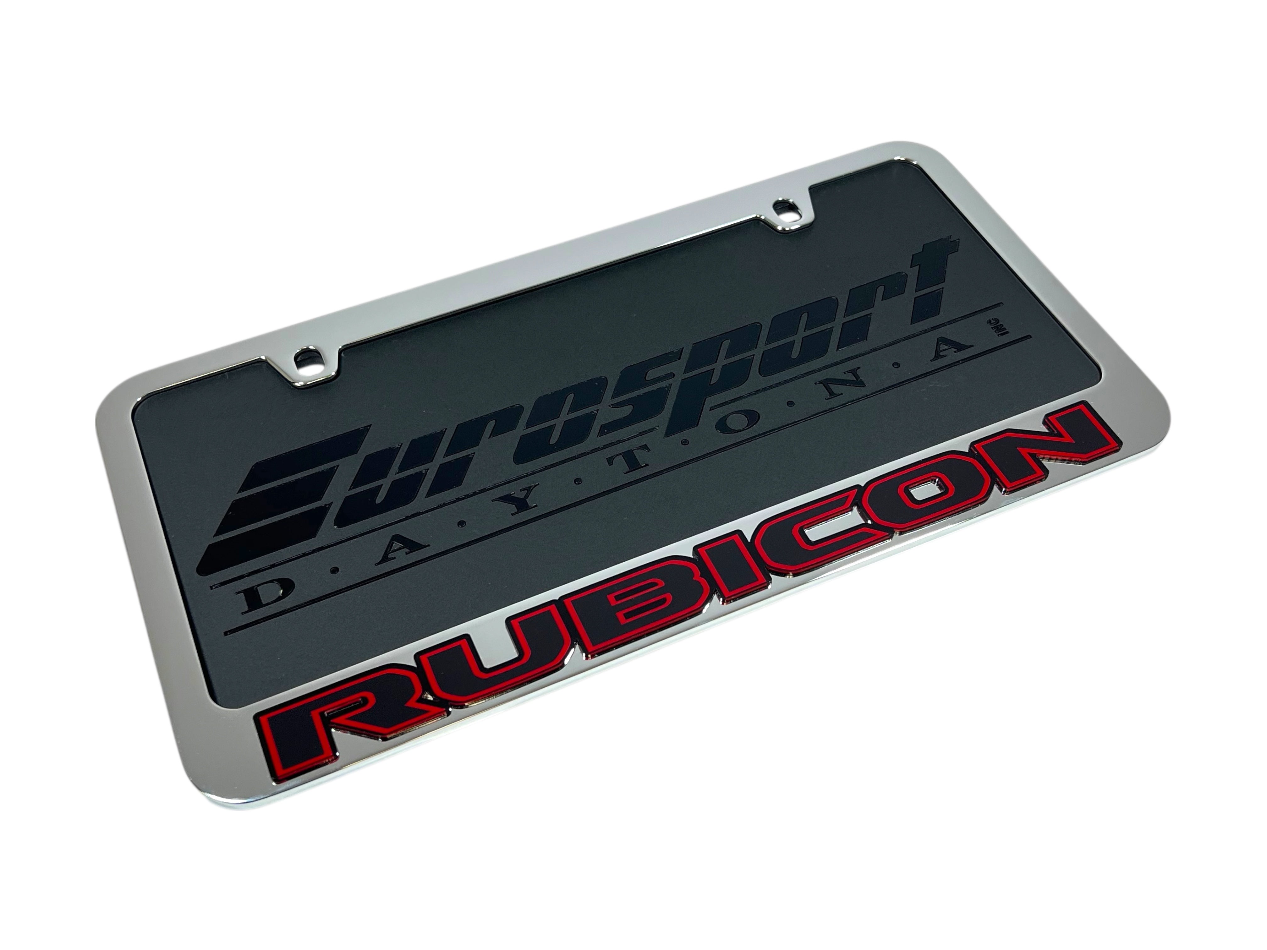 Jeep Rubicon Chrome License Plate Frame