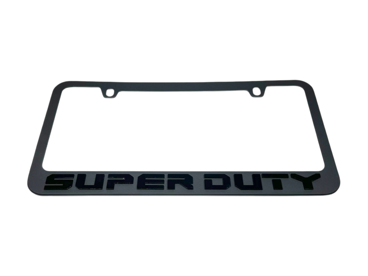 Ford Super Duty Black License Plate Frame