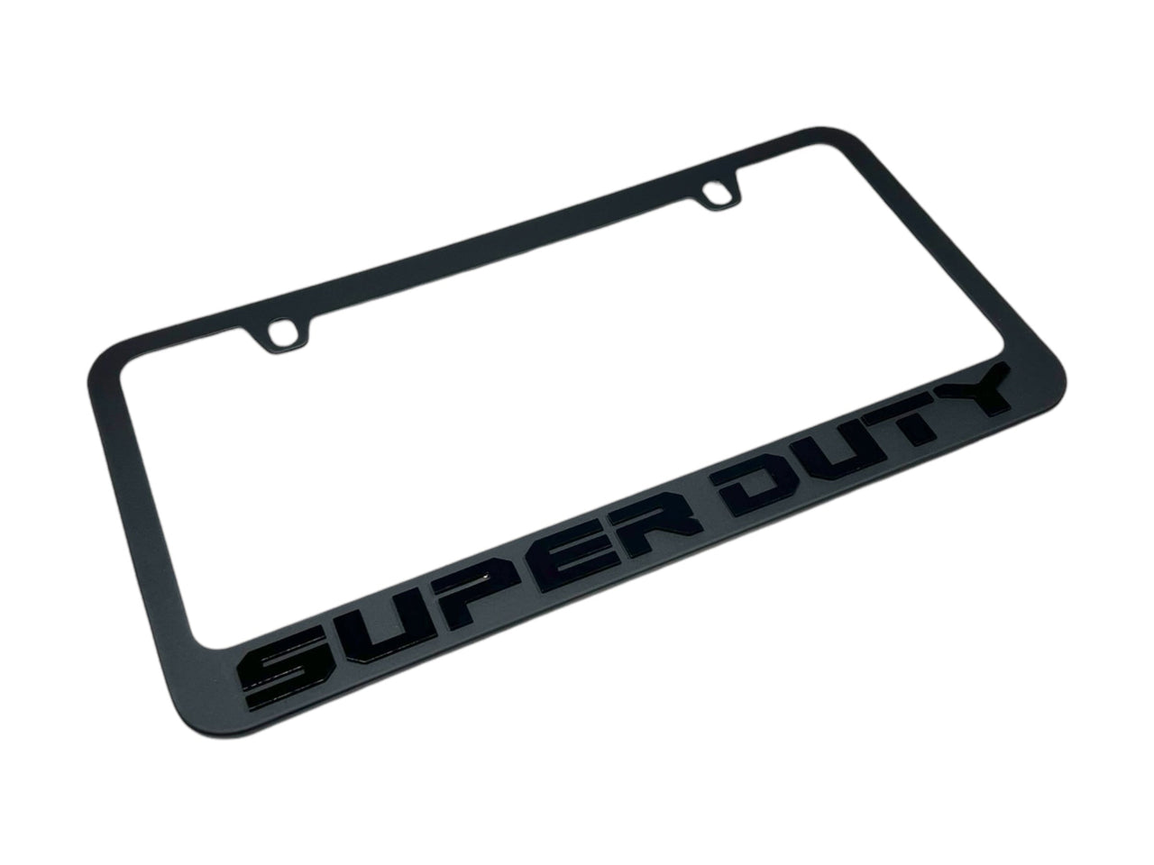 Ford Super Duty Black License Plate Frame
