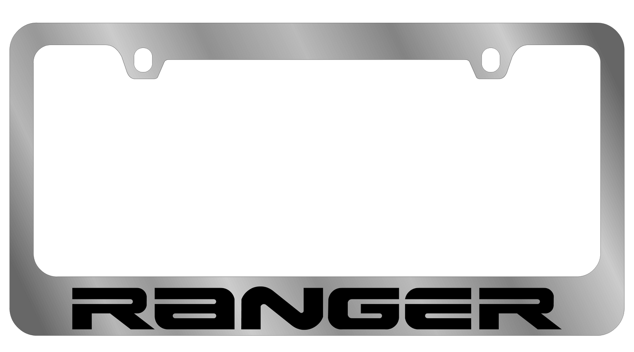 Ford Ranger Chrome License Plate Frame