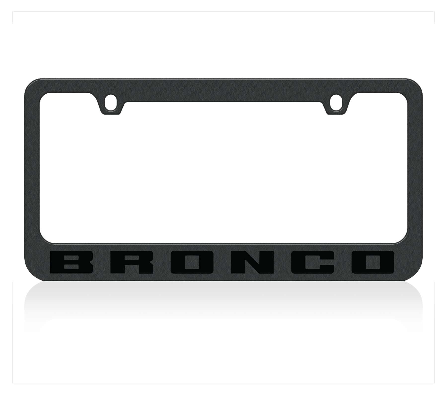Ford Bronco Black License Plate Frame