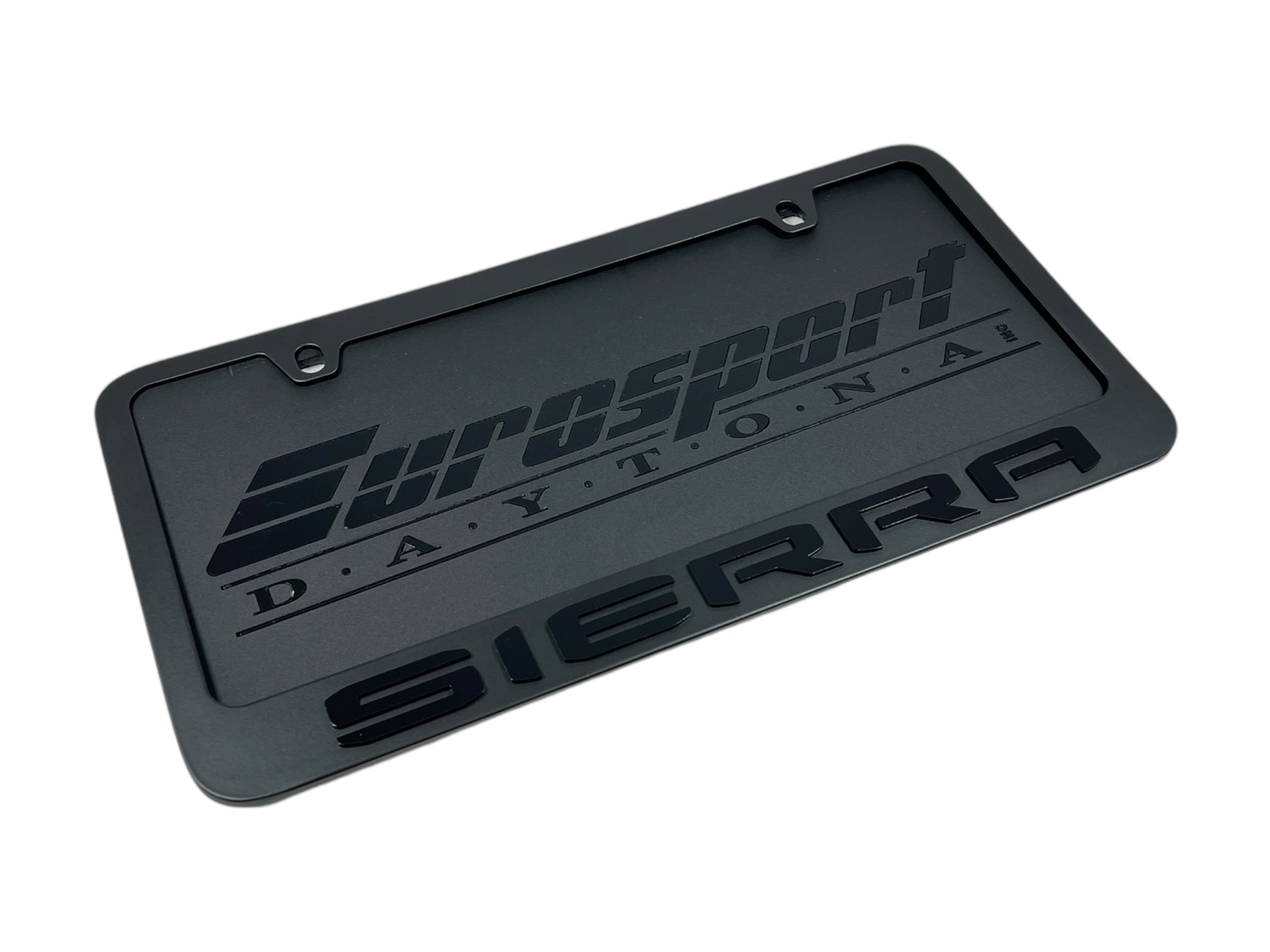 GMC Sierra Black License Plate Frame