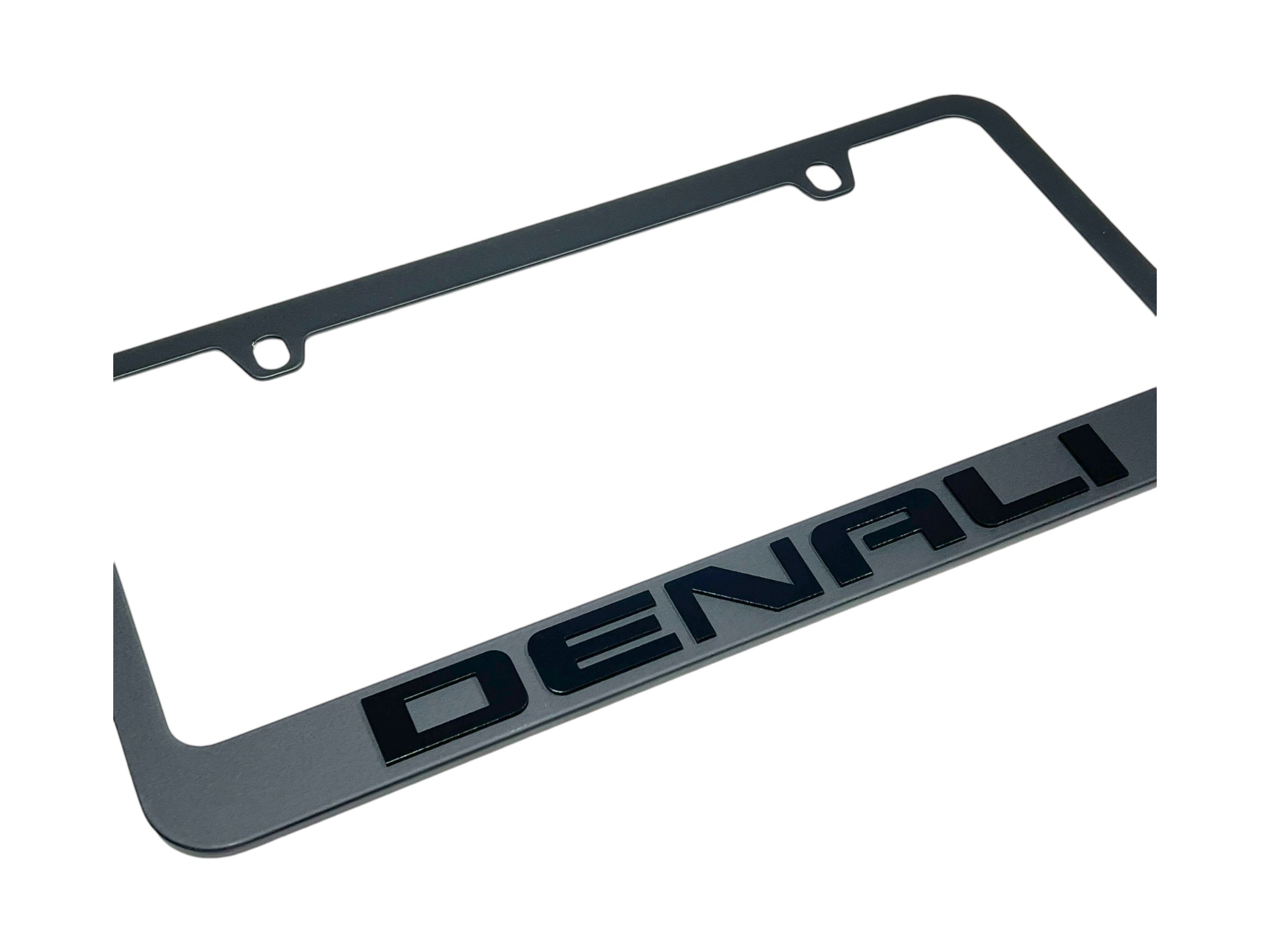 Denali Blacked Out License Plate Frame