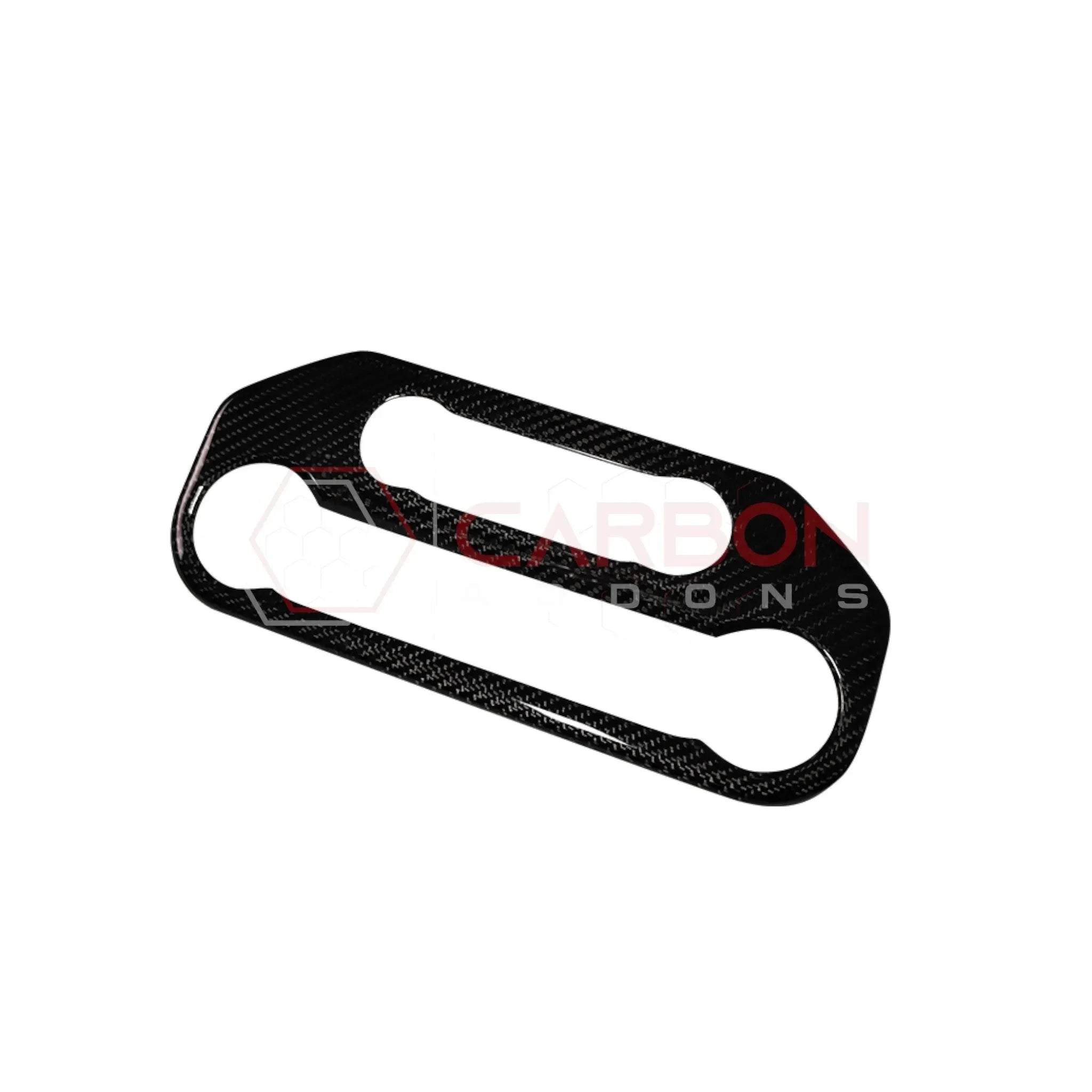 Real Carbon Fiber Radio & AC Control Panel Cover For 2021+ Ford Bronco