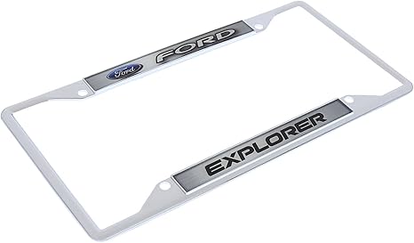 Ford Explorer Chrome License Plate Frame
