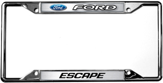Ford Escape Chrome License Plate Frame