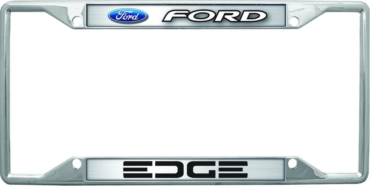 Ford Edge Chrome License Plate Frame
