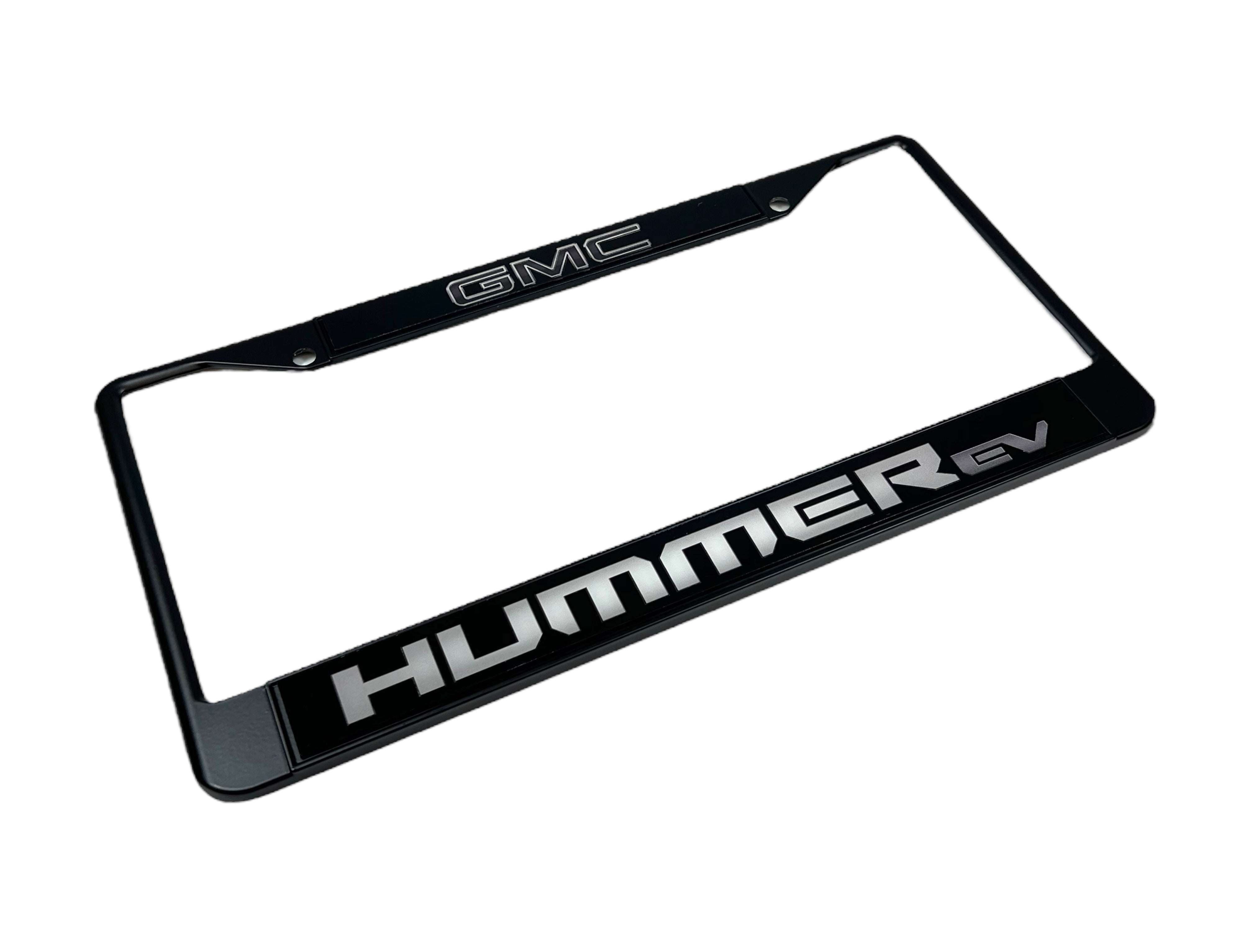 GMC Hummer EV Black License Plate Frame