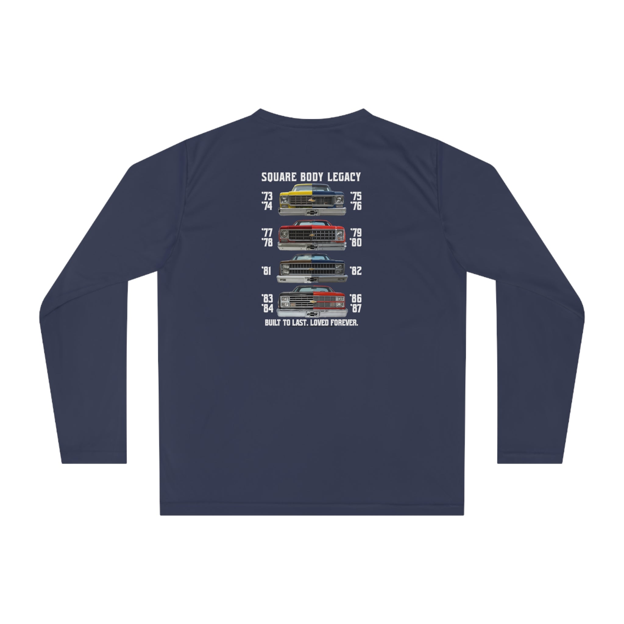 Chevrolet C10 Square Body Legacy Ultra‑Light Performance Long Sleeve Tee