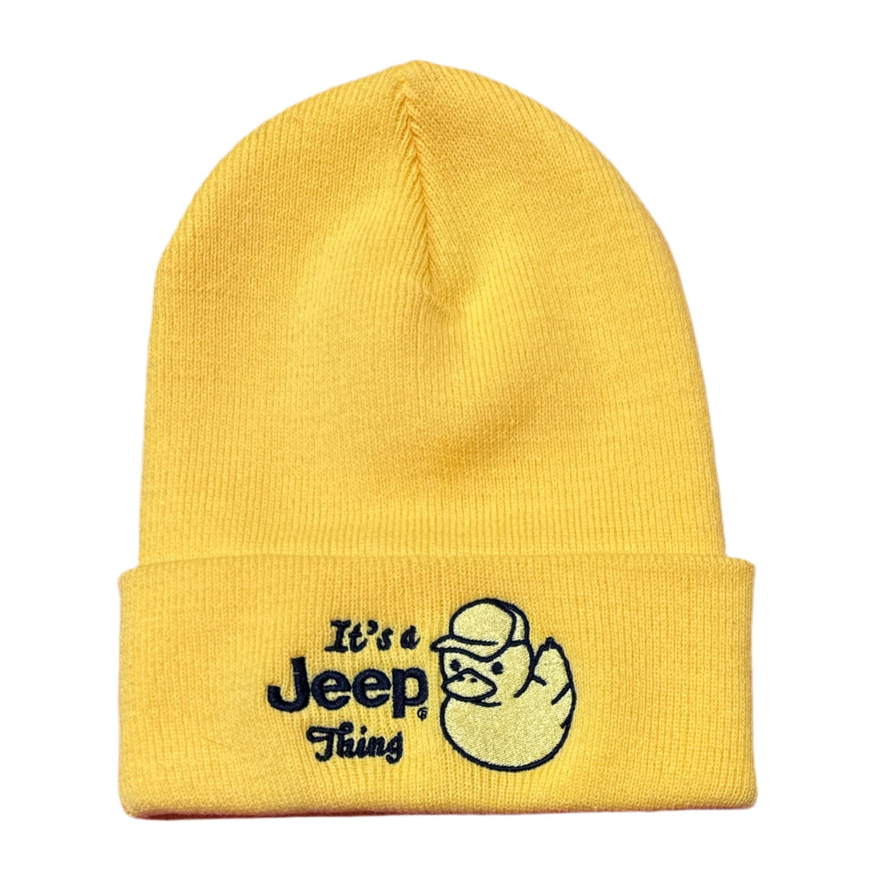 Hat - Jeep Thing Duck Flip Knit - Yellow