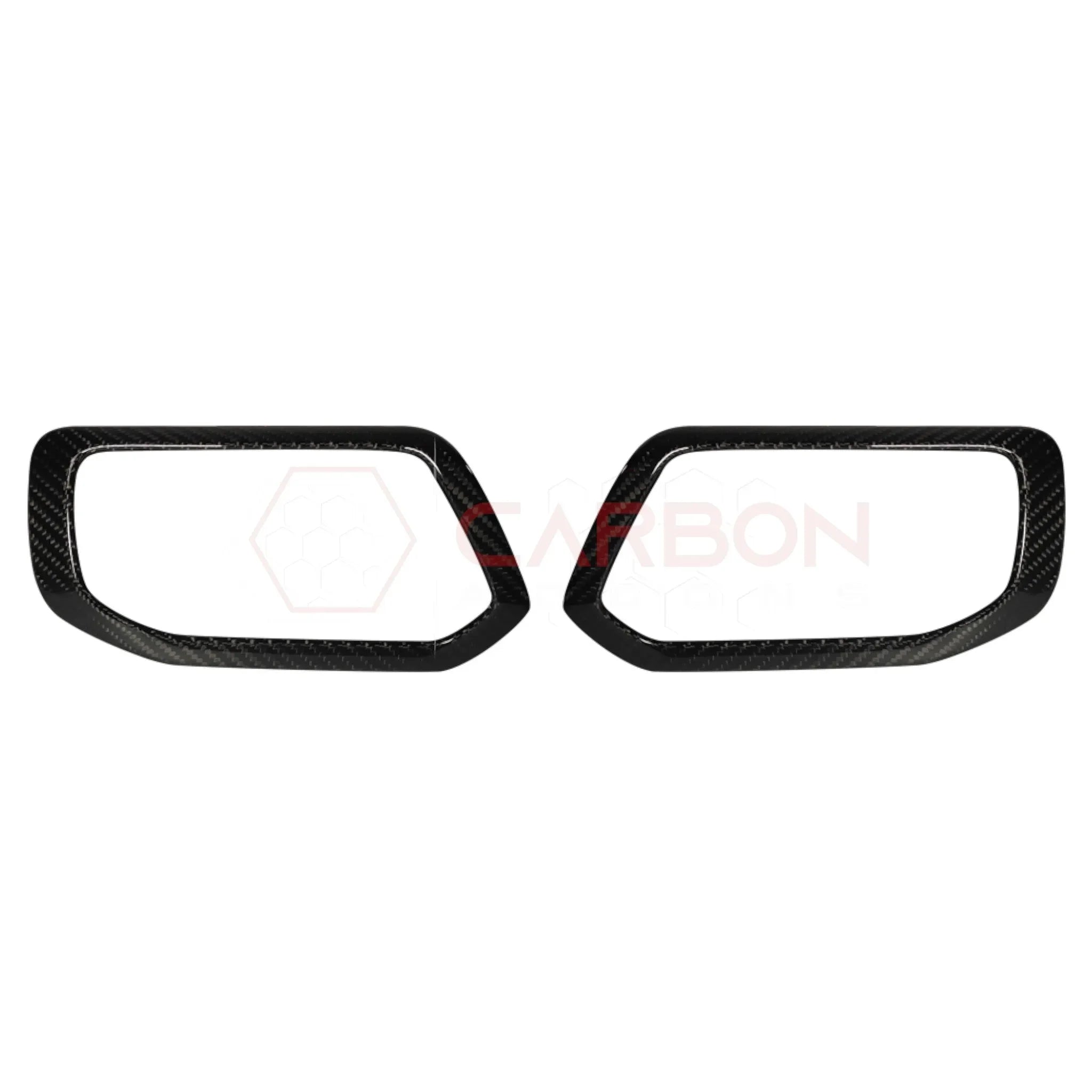 Real Carbon Fiber Interior Door Handle Trim Covers For 2021+ Ford Bronco