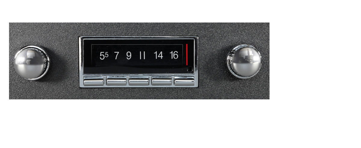 1972 AM/FM Stereo Radio with Bluetooth | Custom Autosound USA-740