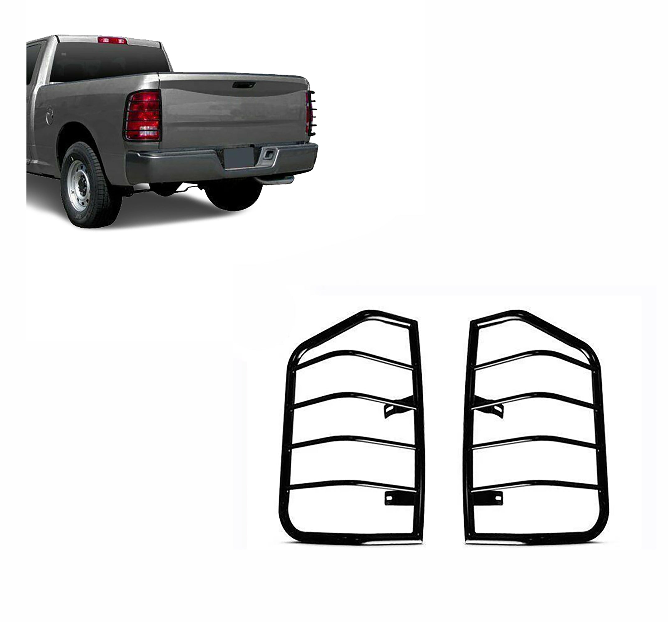 2009-2026 Dodge Ram 1500 Tail Light Guards | Black Horse Off Road - Image 1