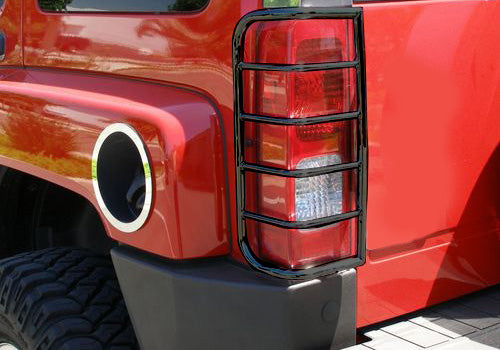 2006-2025 Hummer H3 Tail Light Guards | Black Horse Off Road - Image 1
