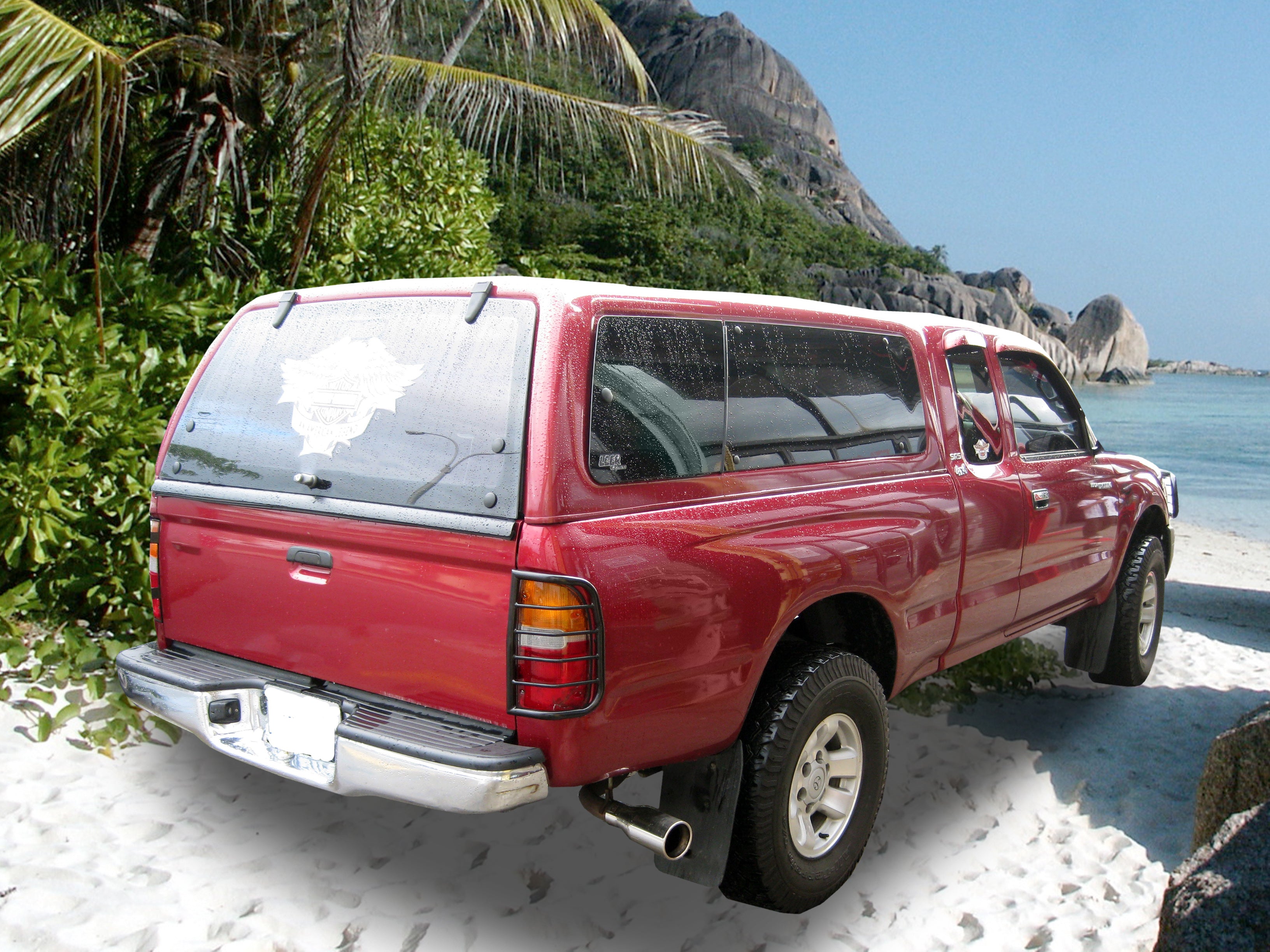 1998-2004 Toyota Tacoma Tail Light Guards | Black Horse Off Road - Image 2