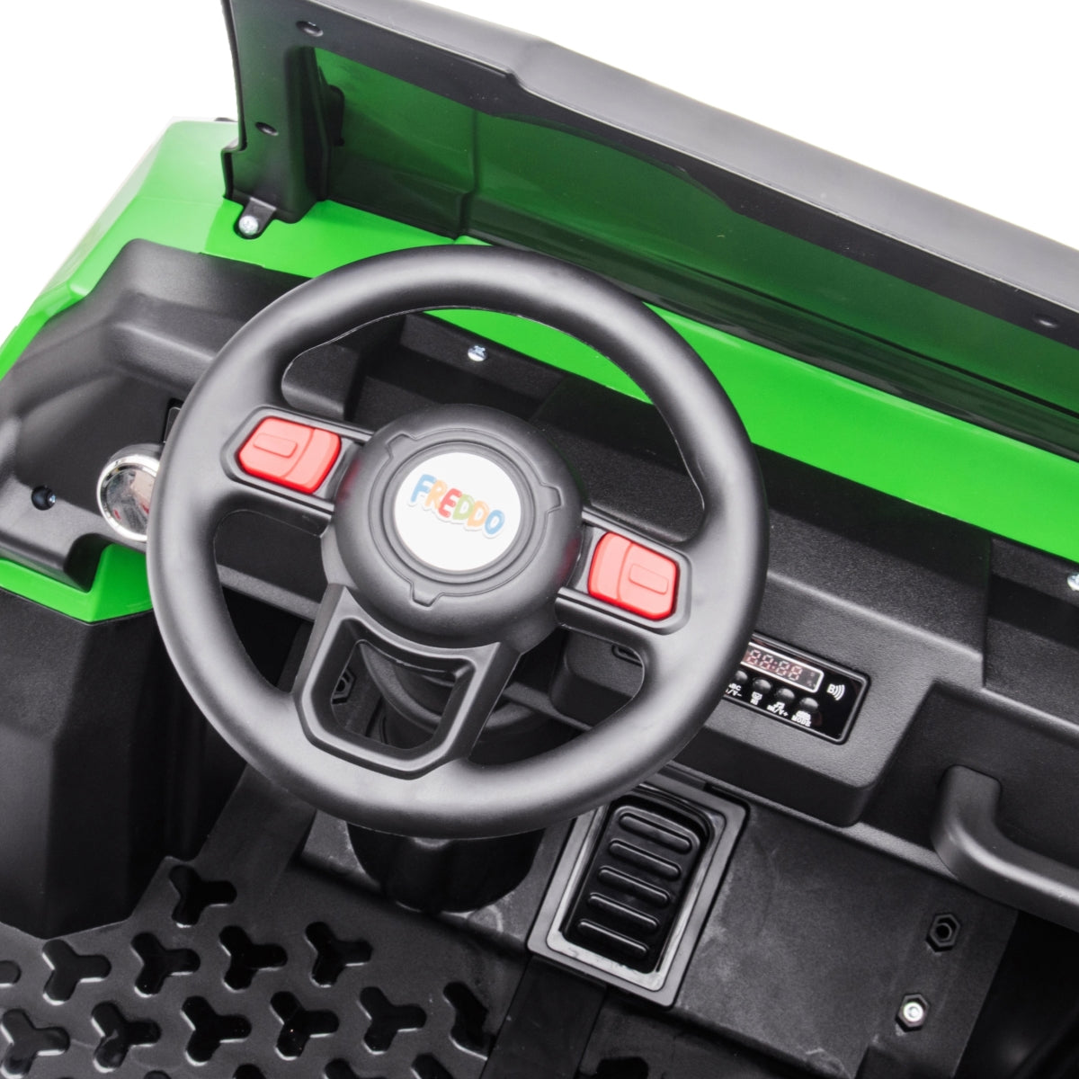 24v-6-wheeler-freddo-tractor-trailer-2-seater-ride-on-with-dump-cart-and-parental-remote