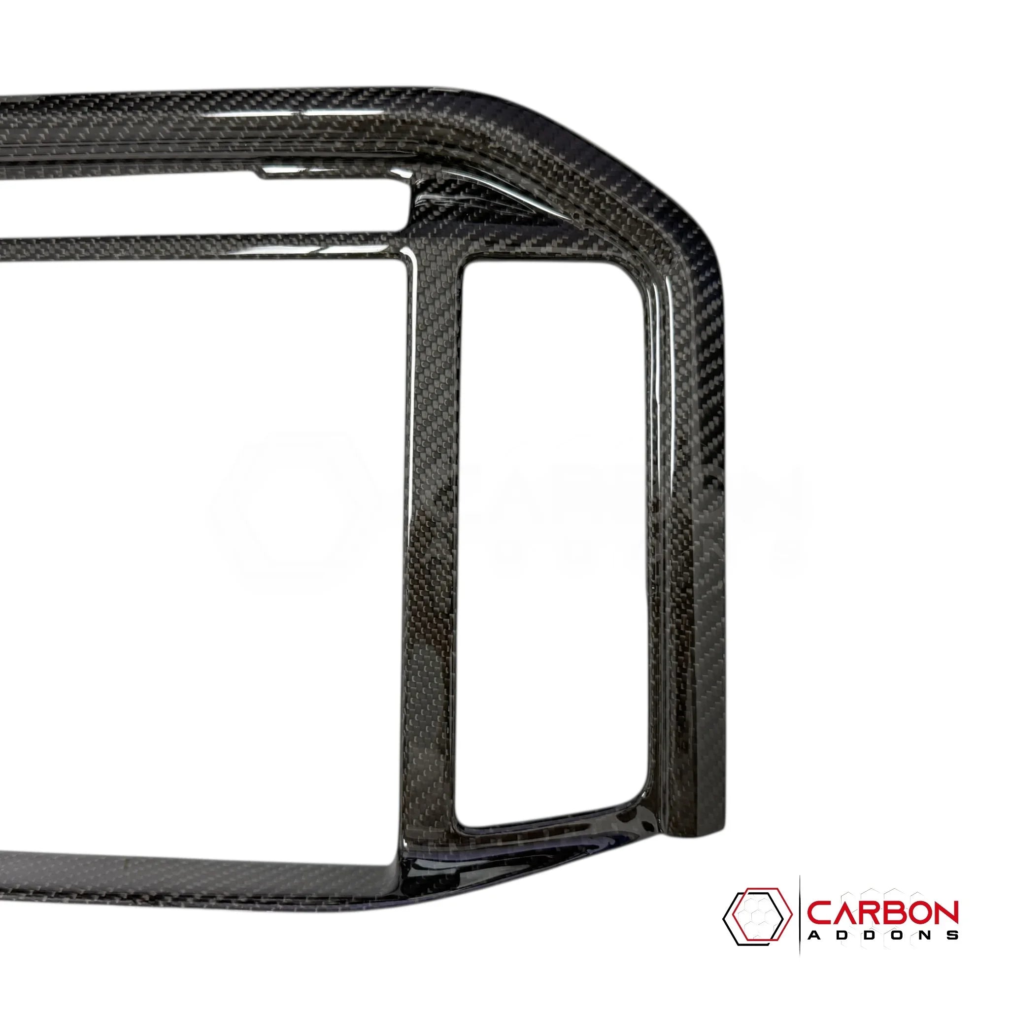 Real Carbon Fiber Infotainment Screen Trim Cover for 2025+ Ford F-150 & Raptor