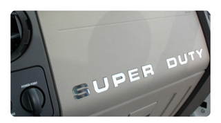 2008-2016 Ford Super Duty Dash Lettering Kit
