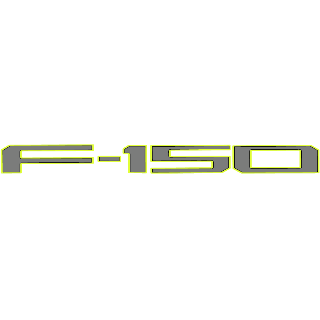 2021-Curent Ford F-150 Tailgate Lettering Kit