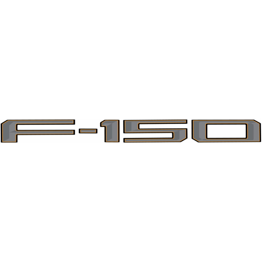 2021-Curent Ford F-150 Tailgate Lettering Kit