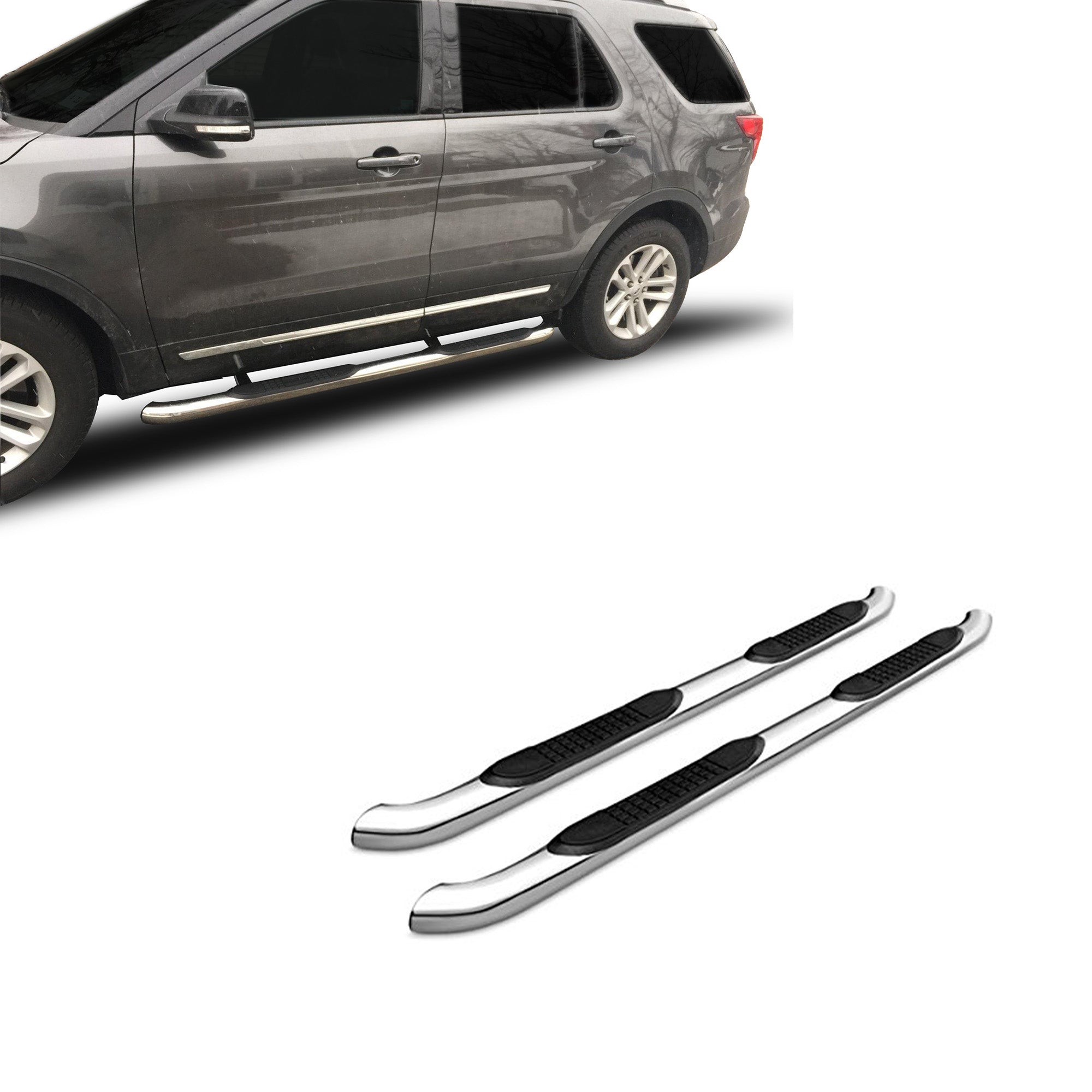2011-2019 Ford Explorer 3In Side Steps | Black Horse Off Road - Image 1
