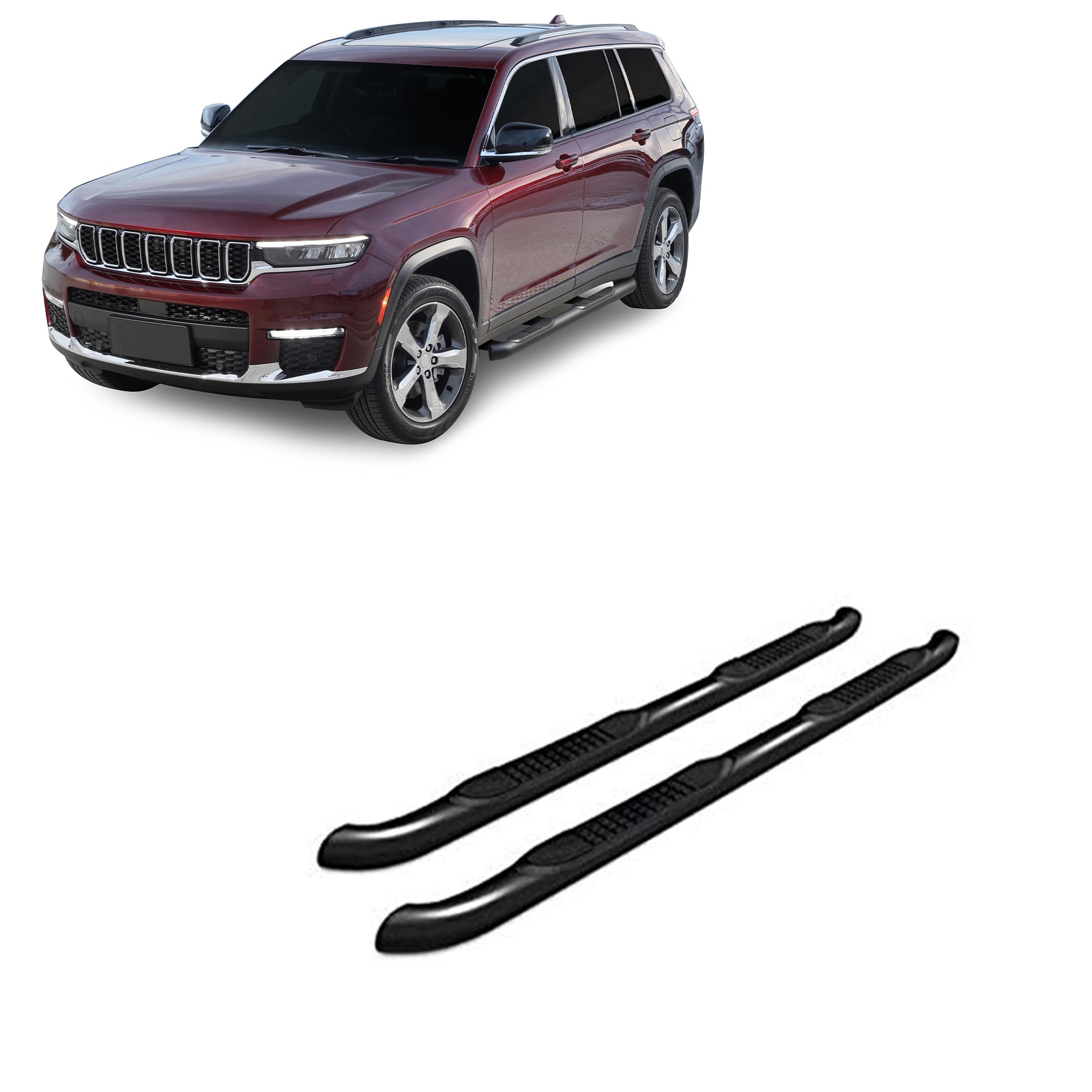2022-2026 Jeep Grand Cherokee 3In Side Steps | Black Horse Off Road - Image 1