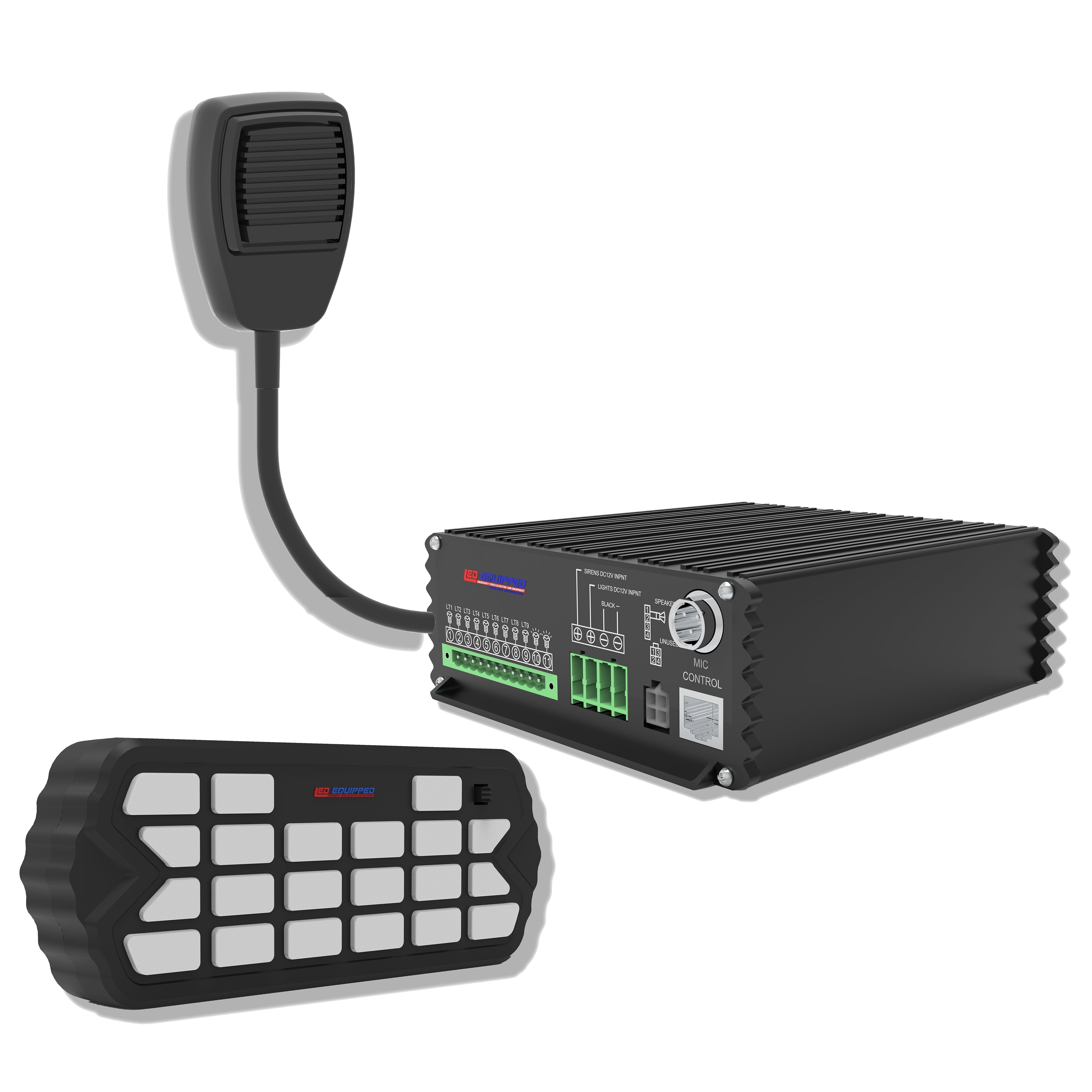 Black Falcon 100 watt Siren