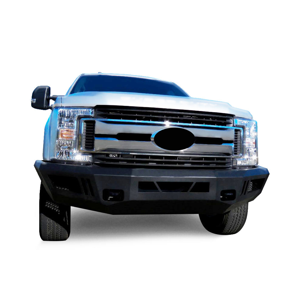 2017-2022 Ford F-250 Super Duty Armour Heavy Duty Front Bumper Armour I Front Bumper No lights included | Black Horse Off Road - Image 2