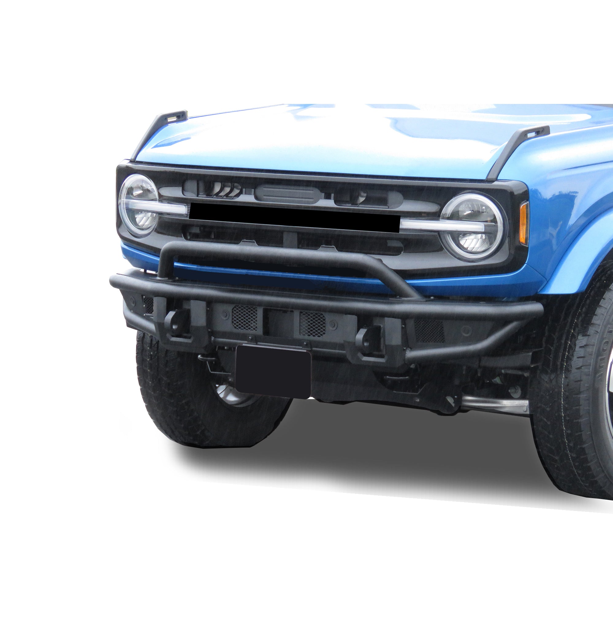 2021-2026 Ford Bronco Armour Tubular Light Duty Front Bumper | Black Horse Off Road - Image 5