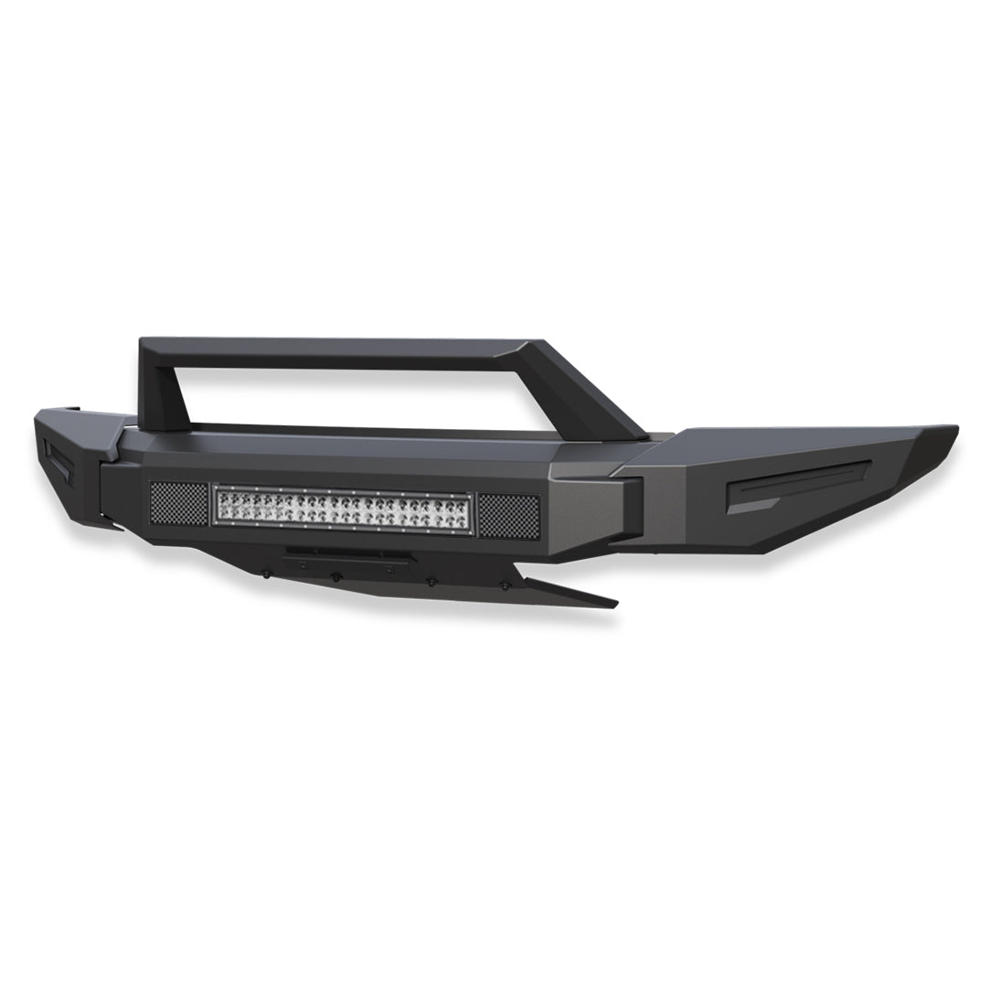 2019-2024 Dodge Ram 1500 Armour Ii Heavy Duty Modular Front Bumper Kit Modular Includes 1 20in LED Light Bar, 2 sets of 4in cube lights | Black Horse Off Road - Image 8