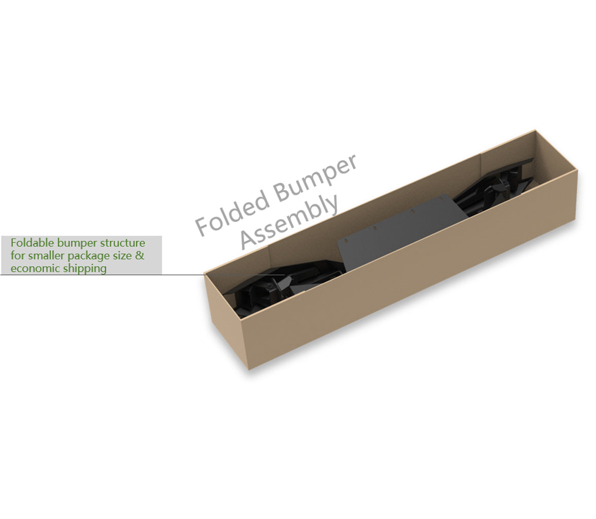 2016-2019 Chevrolet Silverado 1500 Armour Ii Heavy Duty Modular Front Bumper-Bumper Only Modular Bumper only | Black Horse Off Road - Image 9