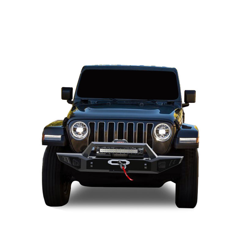 2018-2026 Jeep Gladiator Armour Heavy Duty Front Bumper Armour I Front Bumper | Black Horse Off Road - Image 9