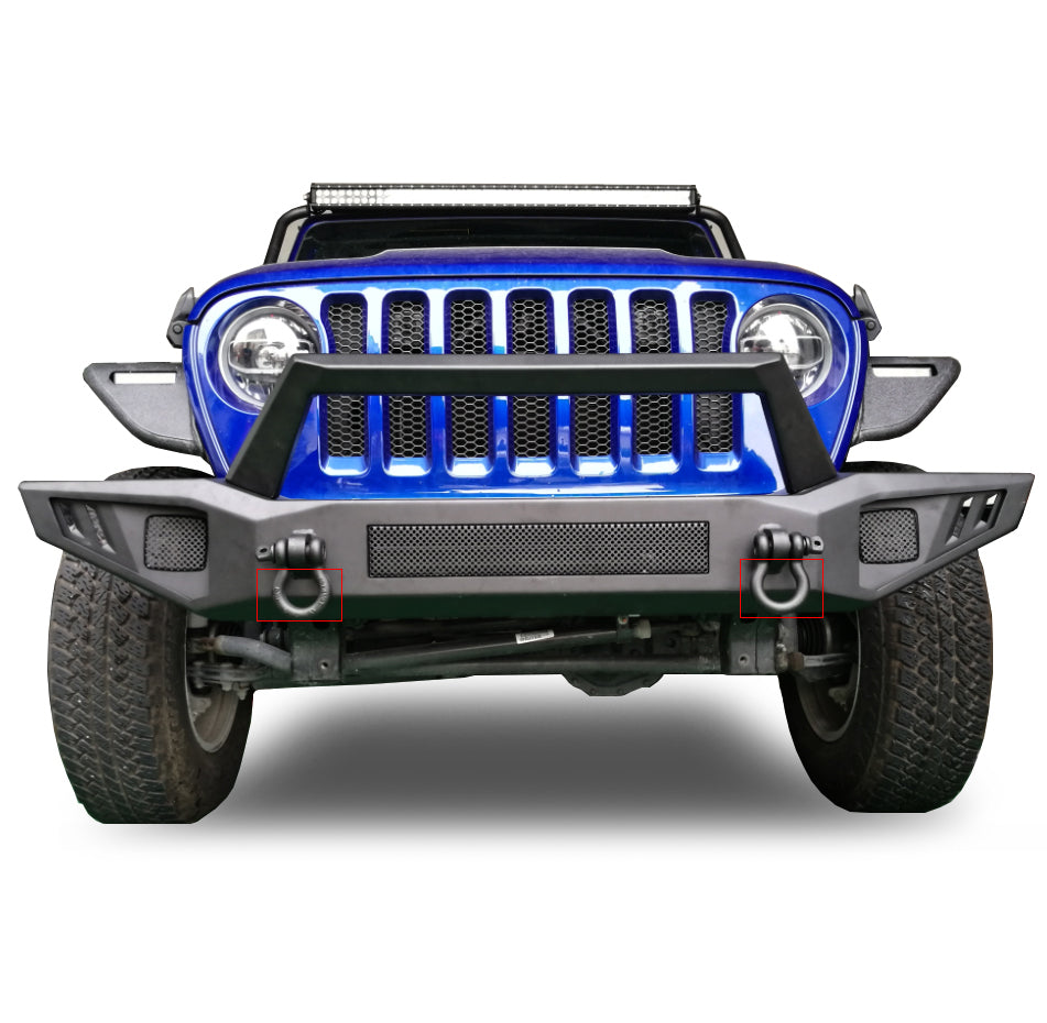 2018-2026 Jeep Gladiator Armour Heavy Duty Front Bumper Armour I Front Bumper | Black Horse Off Road - Image 3