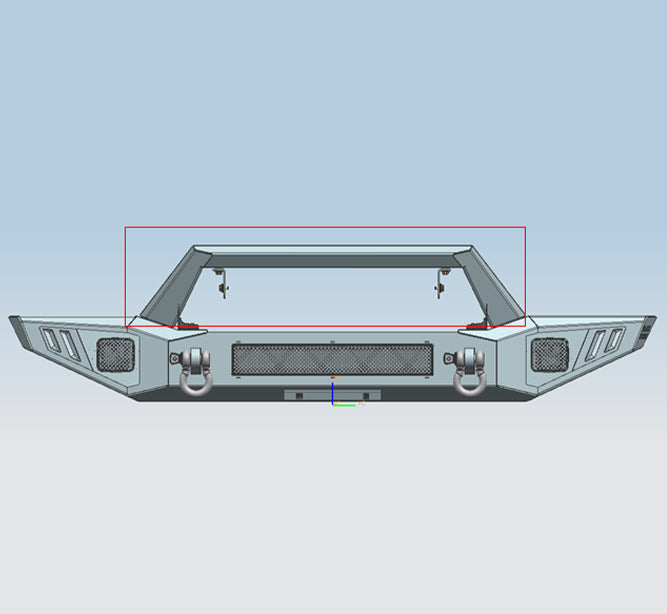 2018-2026 Jeep Gladiator Armour Heavy Duty Front Bumper Armour I Front Bumper | Black Horse Off Road - Image 5
