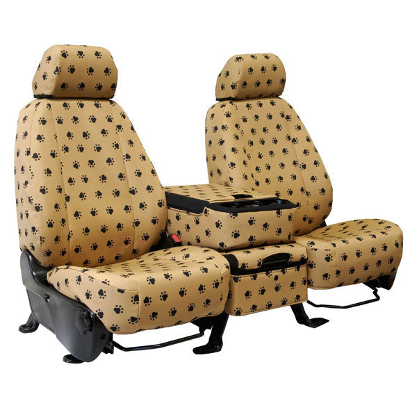 Custom Fit Truck Seat Covers for Ford, Chevy, Ram & Toyota – Pet Print Fabric | Made in USA