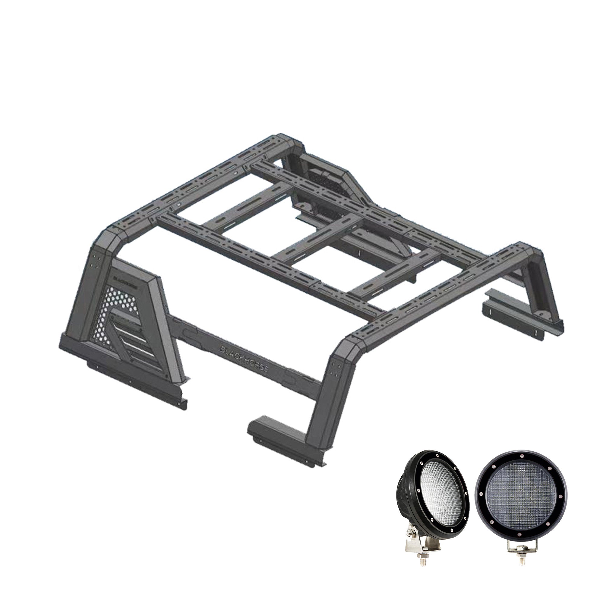 Armour Ii Roll Bar W/ Armour Ii Overland Kit | Black Horse Off Road - Image 1