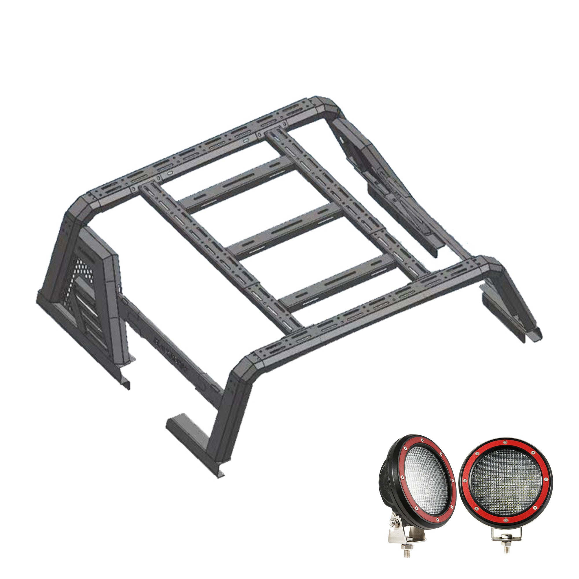 Armour Ii Roll Bar W/ Armour Ii Overland Kit | Black Horse Off Road - Image 2