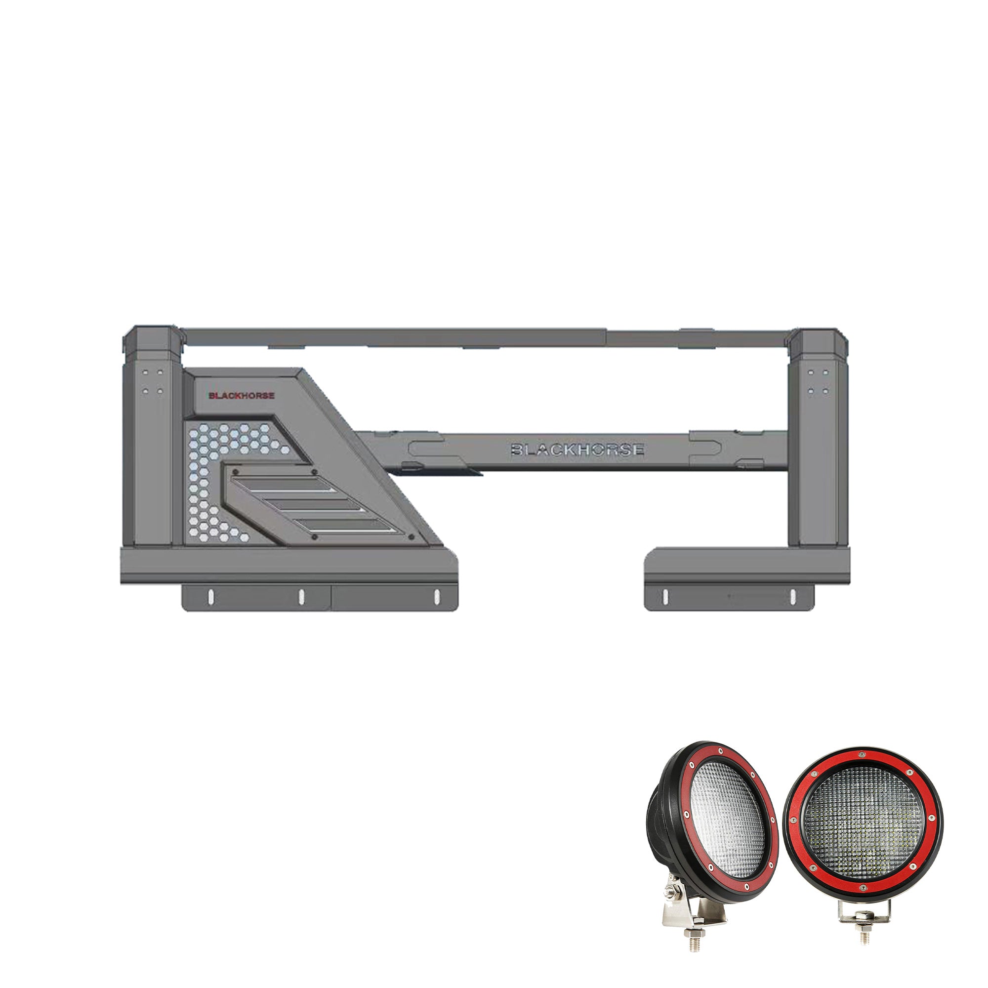 Armour Ii Roll Bar W/ Armour Ii Overland Kit | Black Horse Off Road - Image 3