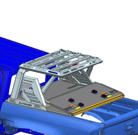 2015-2026 Canyon Armour Ii Roll Bar W/Basket 2nd Box: 51.57*4.72*19.68 inch | Black Horse Off Road - Image 7